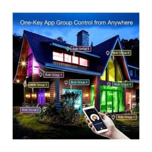 PHOPOLLO Bombillas inteligentes bombillas LED RGBW WiFi_2