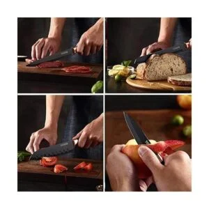 Juego de cuchillos con soporte acrílico juego de bloques_5