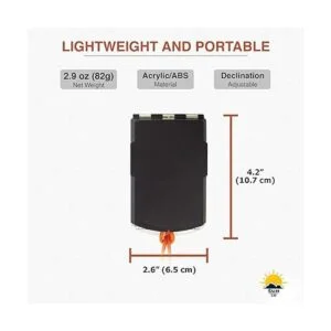 Sun Company ProSight Brújula de mapa con declinación_4