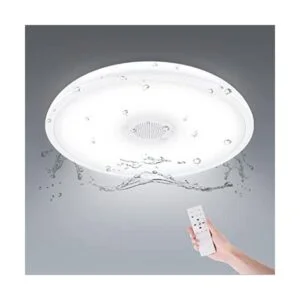 HOREVO Lámpara de techo de música mejorada con altavoz_1