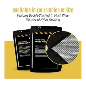 AdirPro Lona de malla de punto resistente 10 x 12 pies_7