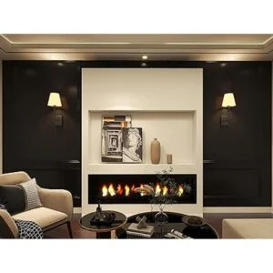 Juego de 2 lámparas de pared con pilas no con cableado_5