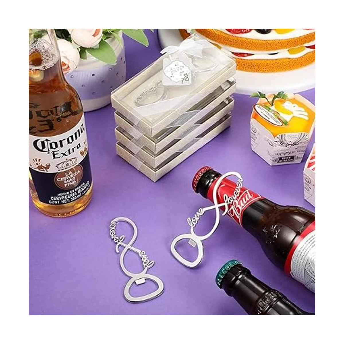 Paquete de 50 paquetes de regalos de fiesta de boda Love_6