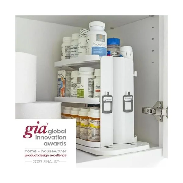 Cabinet Caddy SNAP blanco Organizador de especias_3