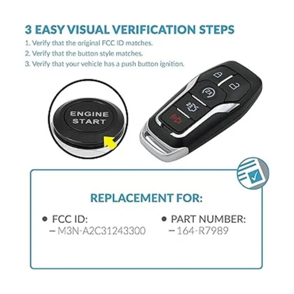 Keyless2Go Llave inteligente de 5 botones para control_4