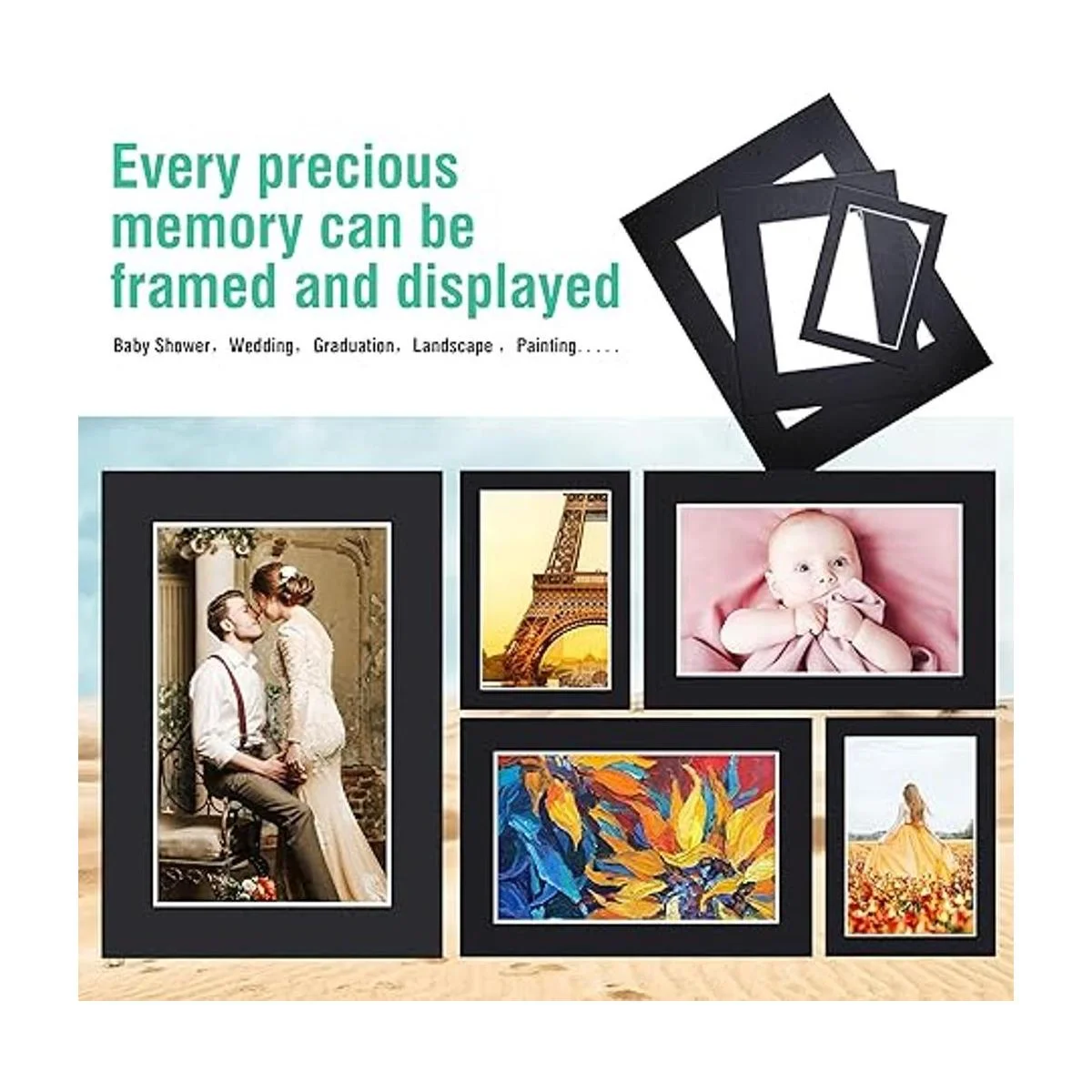 Paquete de 25 tableros precortados de 11 x 14 pulgadas_5