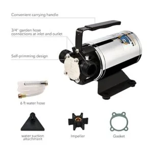 Bomba de transferencia de agua de 12 V 330 GPH LilMonster_2