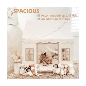 Tienda de campaña con alfombra casa de juegos grande con_3