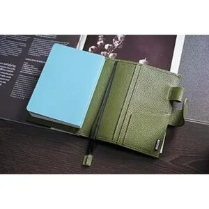 Moterm Funda de cuero para cuadernos A6 Se adapta a_4