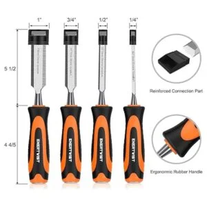 ENERTWIST Juego de cinceles de madera de 13 piezas juegos_4