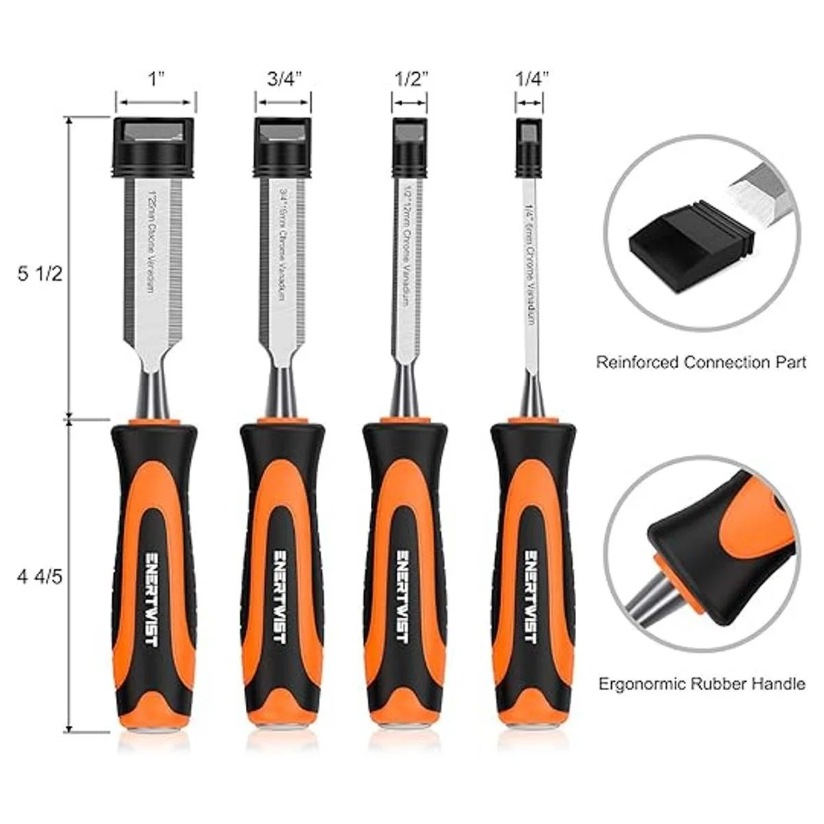 ENERTWIST Juego de cinceles de madera de 13 piezas juegos_4