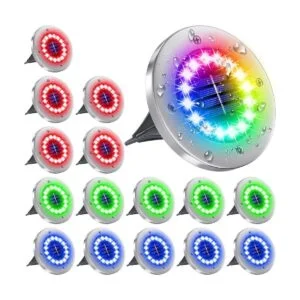 NFESOLAR Luces solares para exteriores 16 unidades 16_1