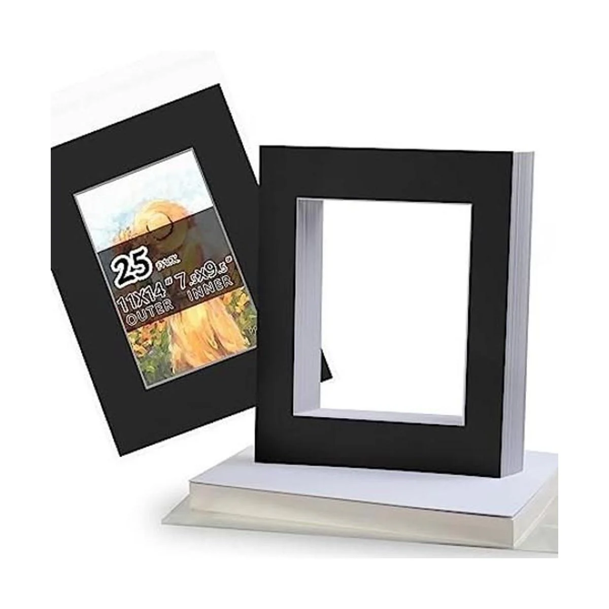 Paquete de 25 tableros precortados de 11 x 14 pulgadas_1