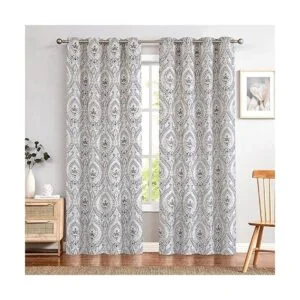 Jinchan Cortinas de patrón de Dasmaco para sala de estar_2