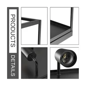 DLLT Lámpara de techo industrial de metal empotrado de 13_4