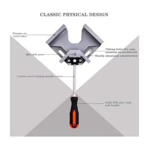 4 abrazaderas de ángulo de 90 grados para carpintería_3