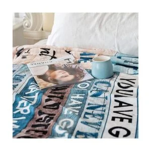 To My Girlfriend Gifts Manta para novia con texto en_2