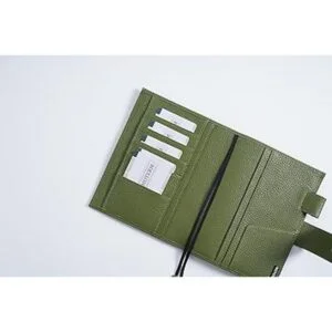 Moterm Funda de cuero para cuadernos A6 Se adapta a_3