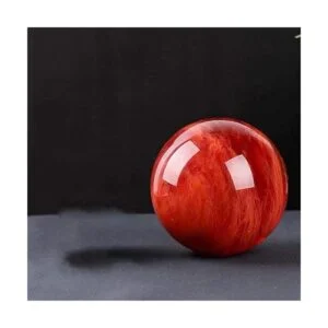 Bola de obsidiana roja con soporte bola de rubí de_5