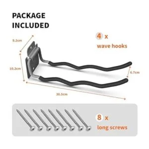 TORACK Organizador de herramientas de ganchos de garaje_3