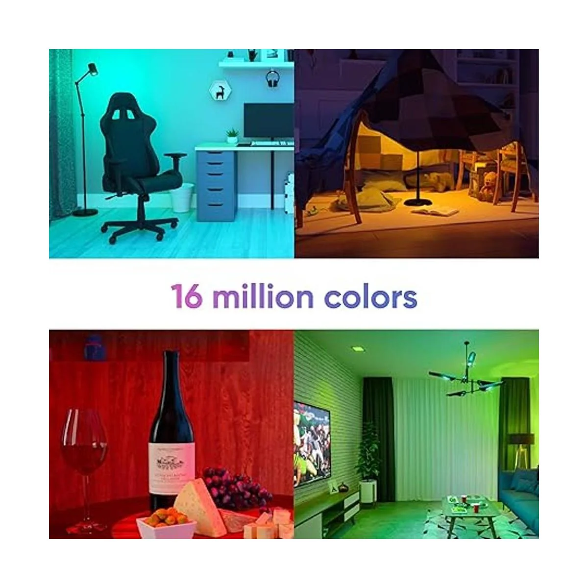 Wyze Foco inteligente A19 1100 lúmenes WiFi RGB y_4