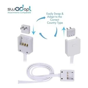 Ceptics Convertidor de voltaje de viaje europeo de 200 W_2