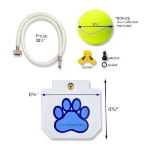 Pet Fit For Life Juguete de rociador de fuente de agua_2