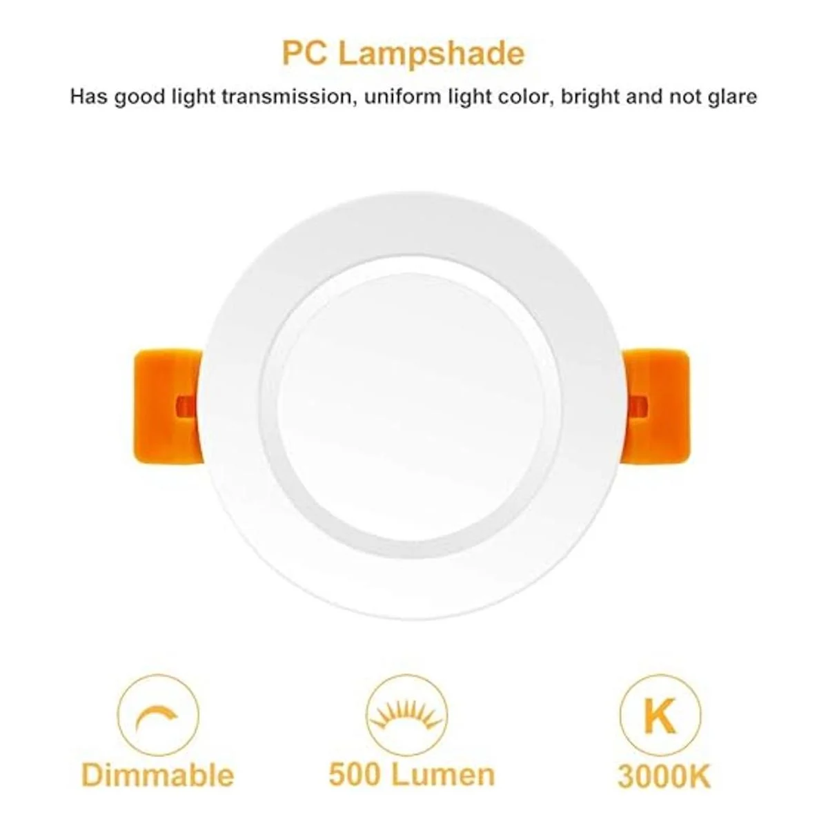 Iluminación empotrable LED regulable de 3 pulgadas 5 W_5