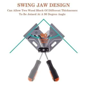 4 abrazaderas de ángulo de 90 grados para carpintería_4