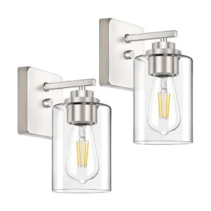 Juego de 2 apliques de pared para baño lámparas de_1