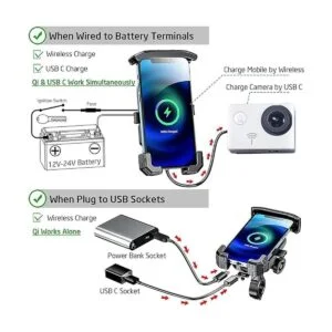 iMESTOU Cargador de teléfono inalámbrico antirrobo para_2