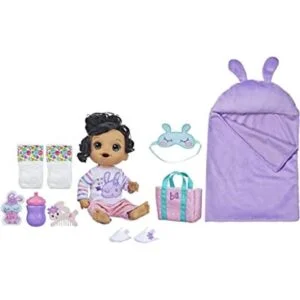Baby Alive Muñeca de bebé Bunny para fiestas de pijamas_1