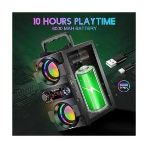 Altavoz Bluetooth 40 W pico de 60 W portátiles_4