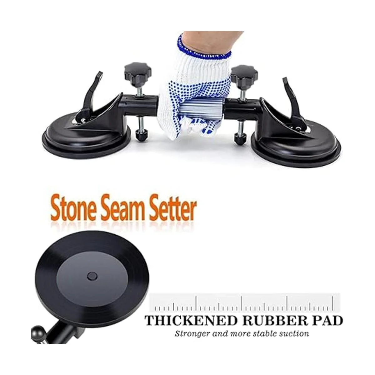 Set de costura de granito 2 unidades ventosa ajustable_3