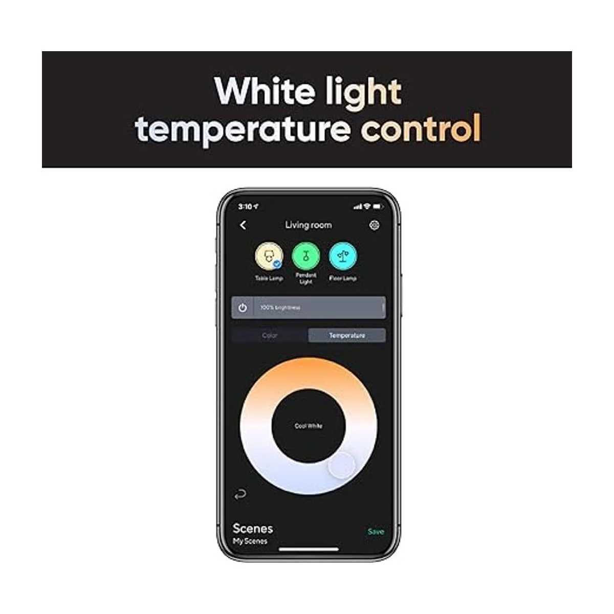 Wyze Foco inteligente A19 1100 lúmenes WiFi RGB y_6