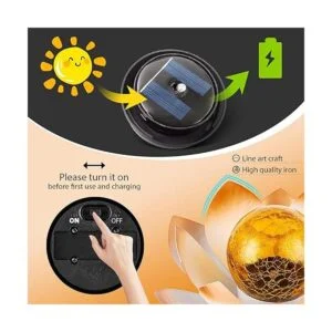 AIINY Luz solar para jardín al aire libre 2 unidades_4