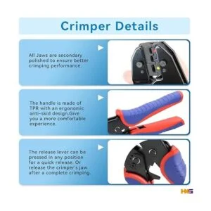 HKS Juego de 8 herramientas de prensado de trinquete_5