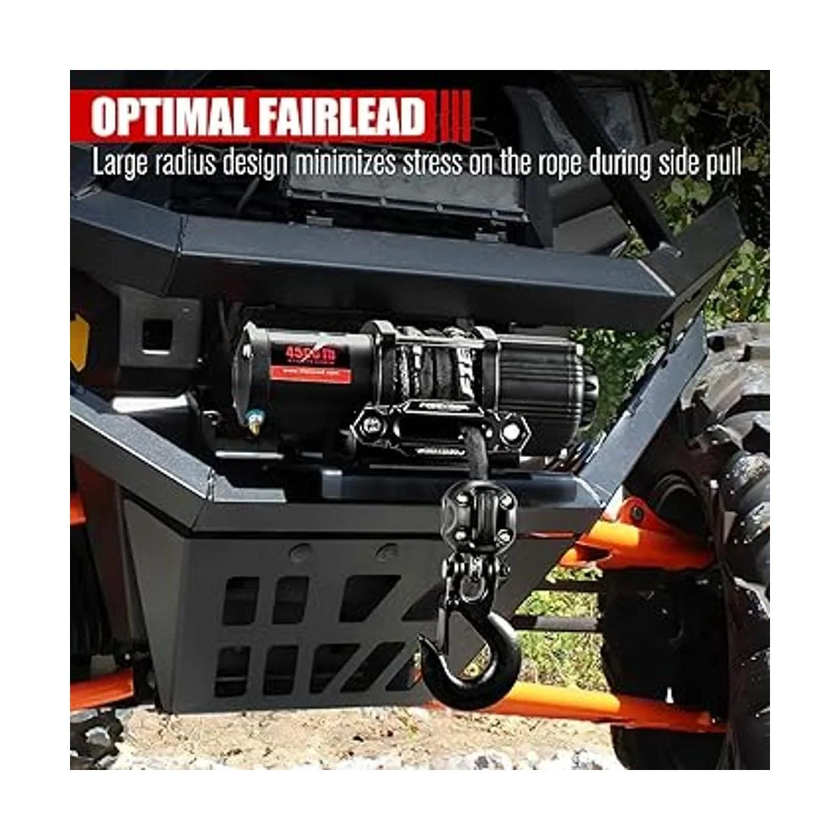 FIERYRED Kit de cable de cabrestante sintético de 8500_3