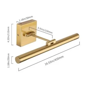Joosenhouse Lámparas LED regulables de 16.54 pulgadas con_6