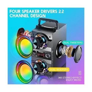 Altavoz Bluetooth 40 W pico de 60 W portátiles_2