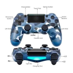 Paquete de 2 controladores inalámbricos para PS4 control_2