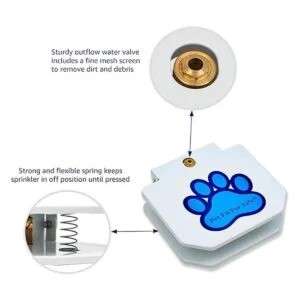 Pet Fit For Life Juguete de rociador de fuente de agua_4