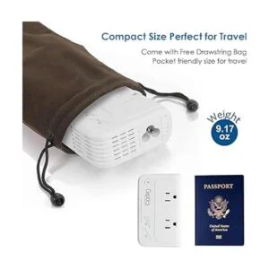 Ceptics Convertidor de voltaje de viaje europeo de 200 W_5