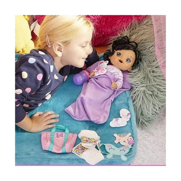Baby Alive Muñeca de bebé Bunny para fiestas de pijamas_4
