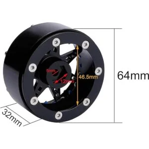 TCRC 4 unids aluminio 2.2 Beadlock rueda llanta Hubs para_2