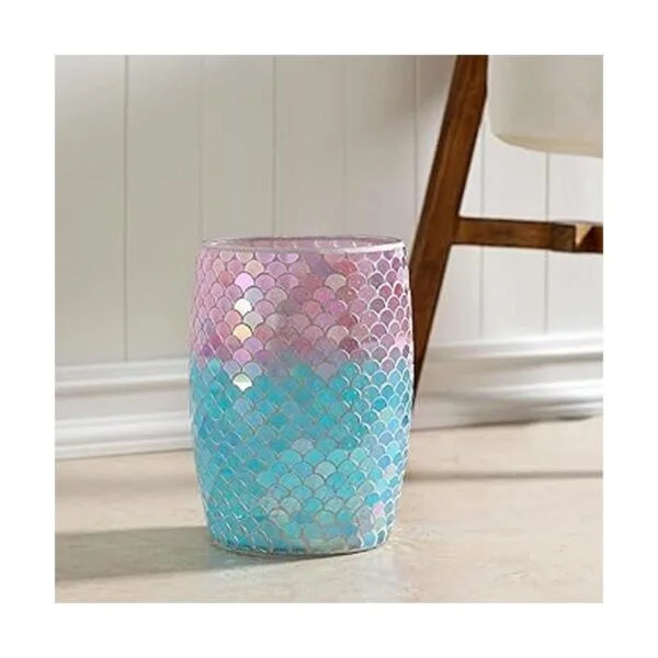 Motifeur Basurero decorativo de cristal para baño_4
