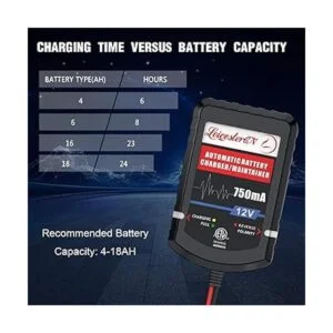 LEICESTERCN Cargador automático de batería de goteo de 12_6