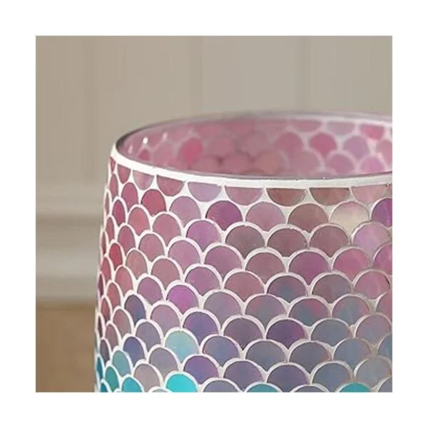 Motifeur Basurero decorativo de cristal para baño_3