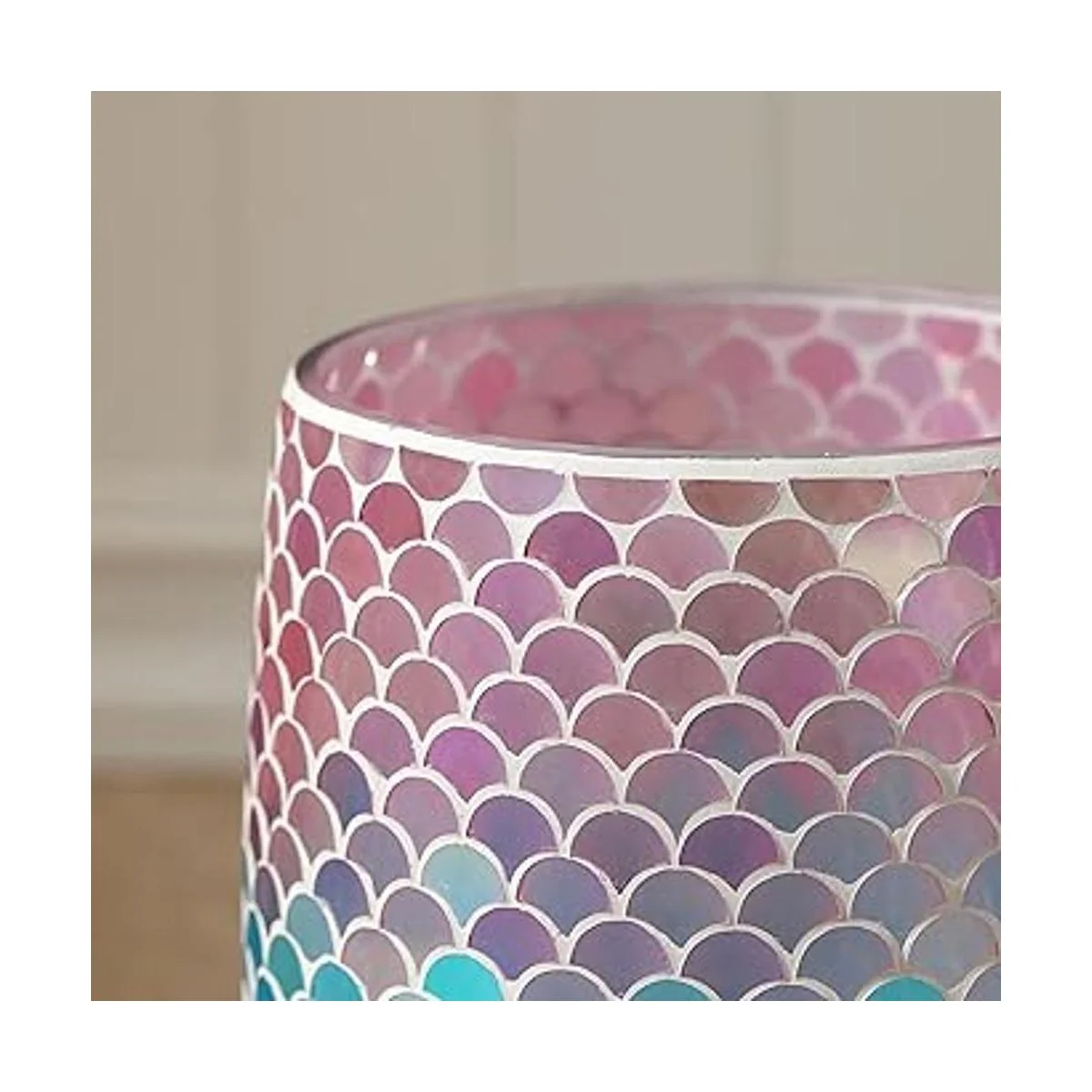 Motifeur Basurero decorativo de cristal para baño_3