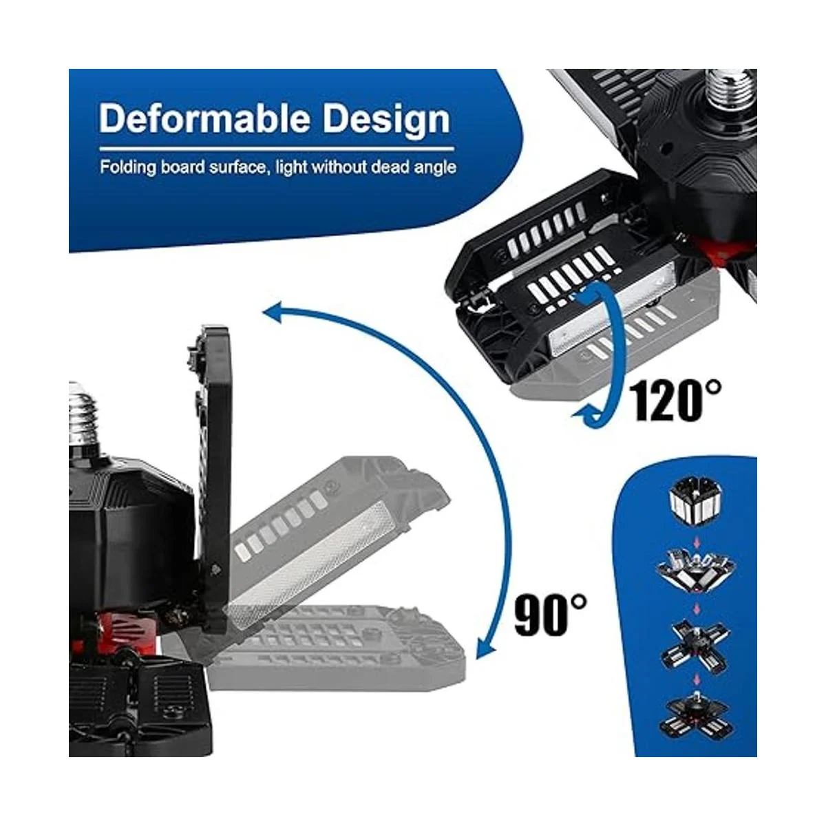 Luces de garaje LED de techo paquete de 2 luces de techo_2